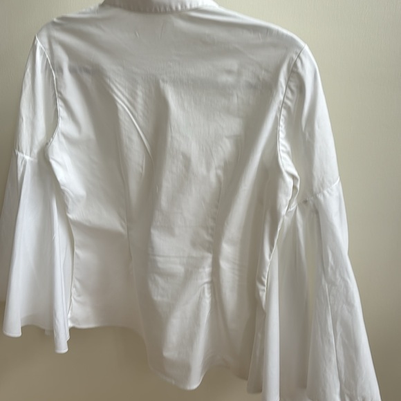 Anne Fontaine white blouse with full sleeves - Picture 4 of 4